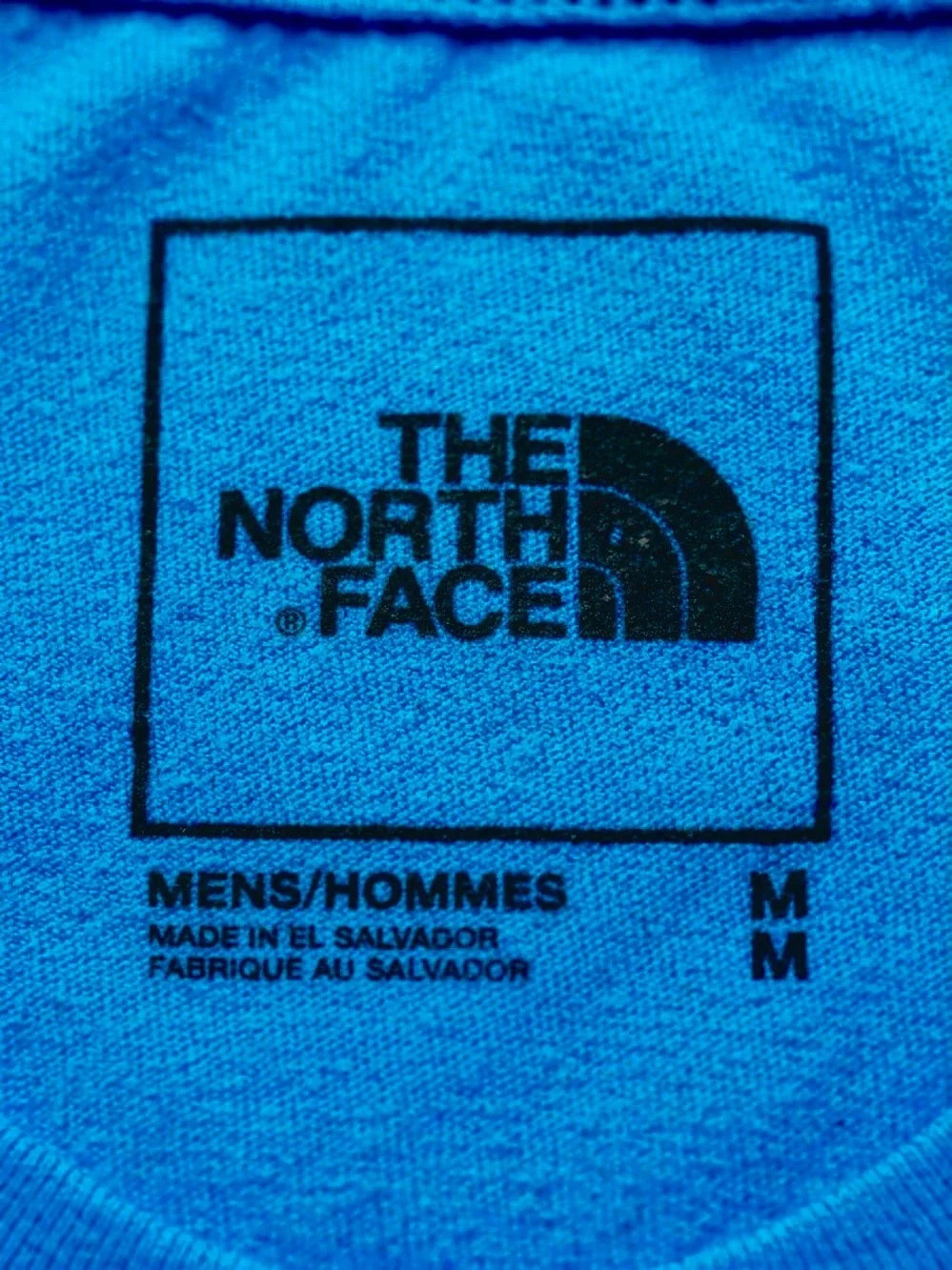 The North Face Men's Medium Graphic T-Shirt Blue Box Logo Short Sleeve Medium